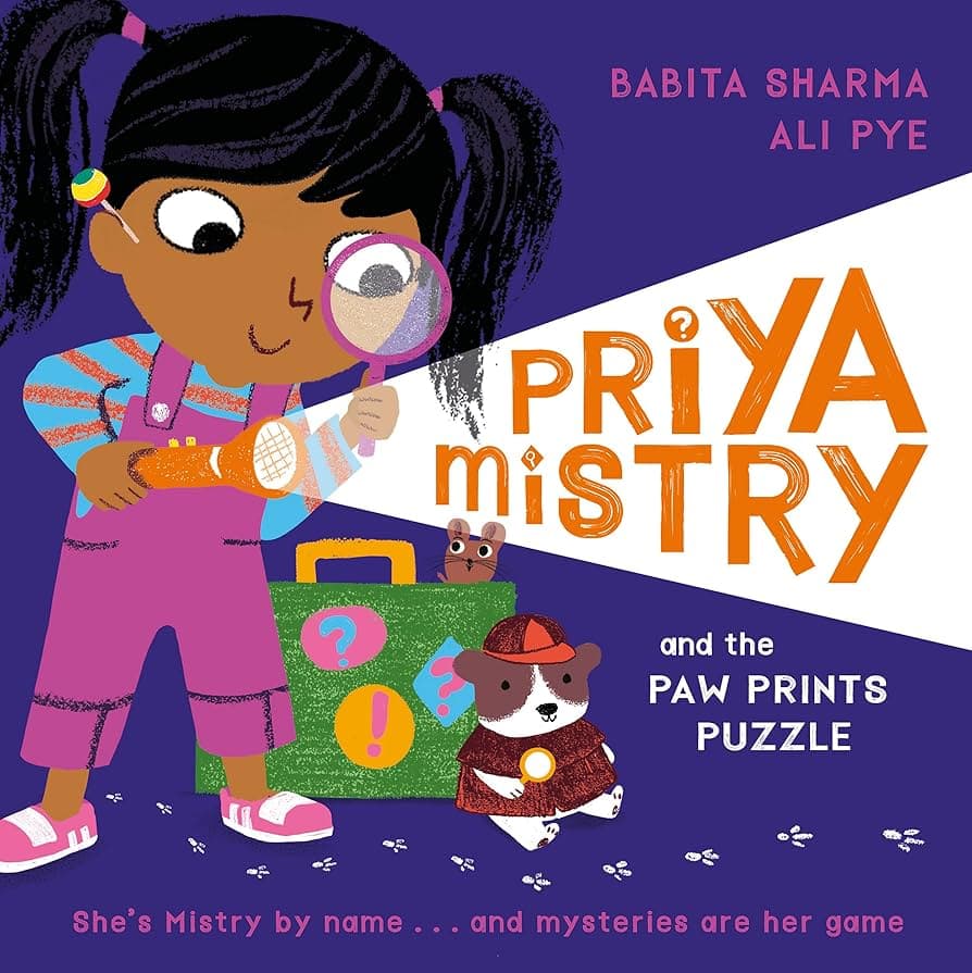Priya Mistry and the Paw Prints Puzzle - Cover